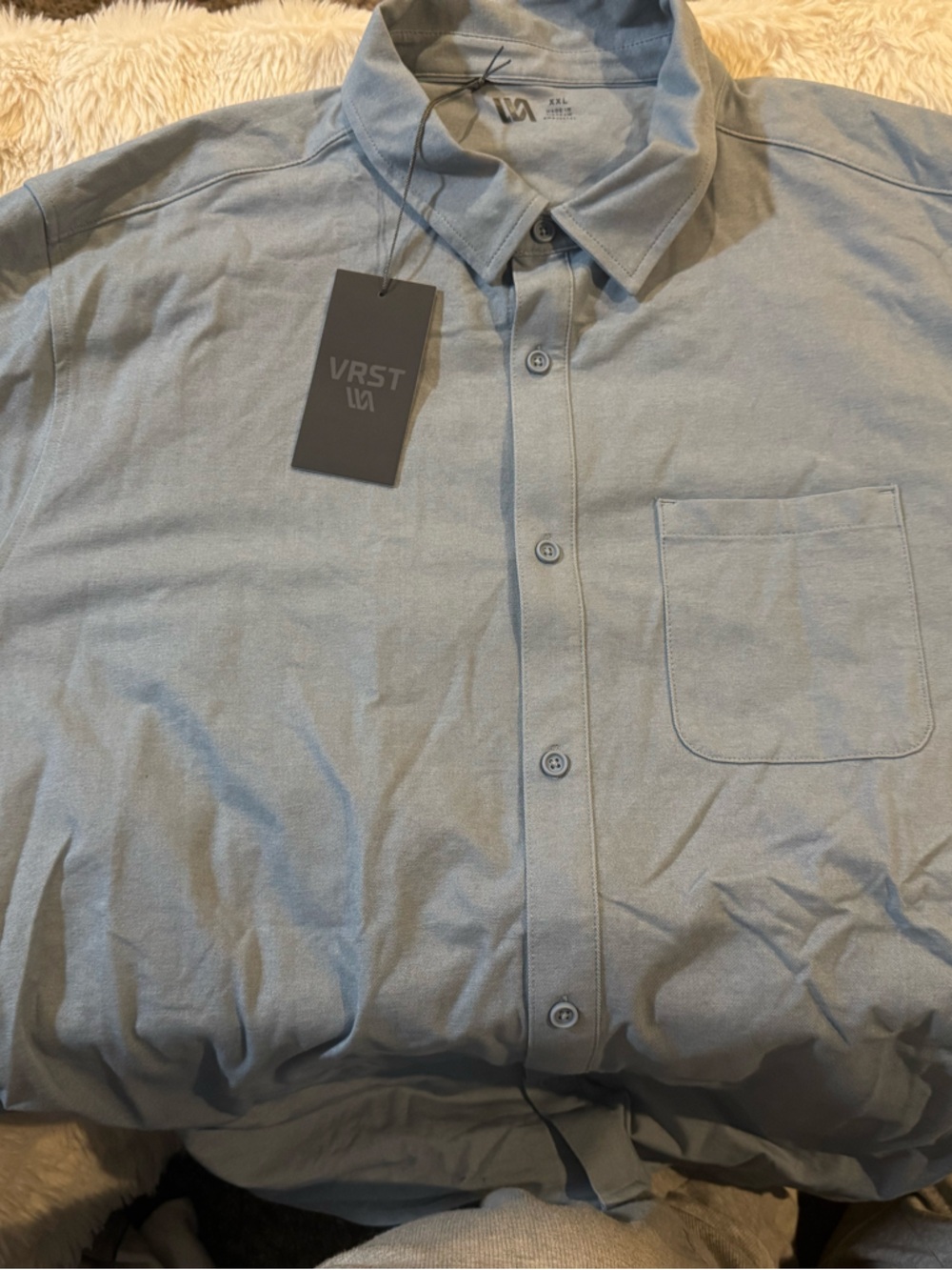 VRST Light Blue Button-Up Shirt